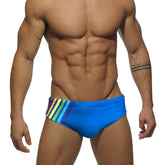 Rainbow Stripe Swim Briefs Swim Briefs PRIDE MODE